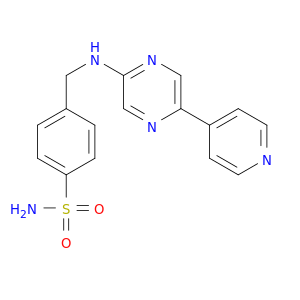 Benzenesulfonamide, 4-[[[5-(4-pyridinyl)pyrazinyl]amino]methyl]-