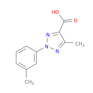 2H-1,2,3-Triazole-4-carboxylic acid, 5-methyl-2-(3-methylphenyl)-