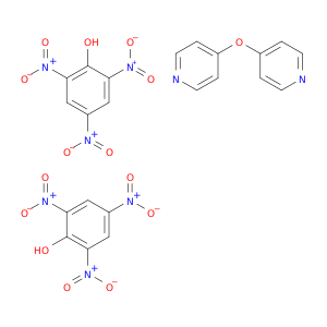 Pyridine, 4,4'-oxybis-, compd. with 2,4,6-trinitrophenol (1:2)