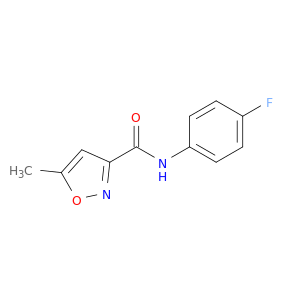 3-Isoxazolecarboxamide, N-(4-fluorophenyl)-5-methyl-