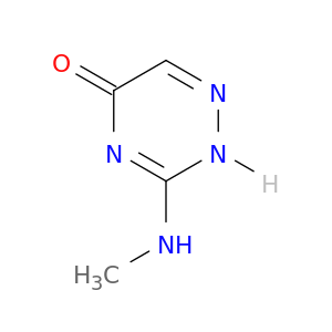 3-methylamino-2H-1,2,4-triazin-5-one