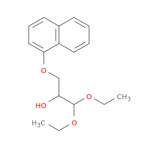 2-Propanol,1,1-diethoxy-3-(1-naphthalenyloxy)-