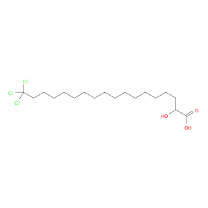 2,2,3-trichloro-18-hydroxy-octadecanoic acid