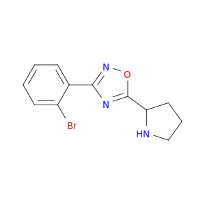 3-(2-bromophenyl)-5-(pyrrolidin-2-yl)-1,2,4-oxadiazole