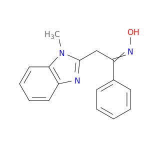 2-(1-甲基-1H-苯并咪唑-2-基)-1-苯基乙醇肟