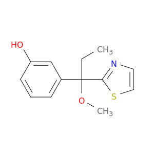 Phenol,3-[1-methoxy-1-(2-thiazolyl)propyl]-