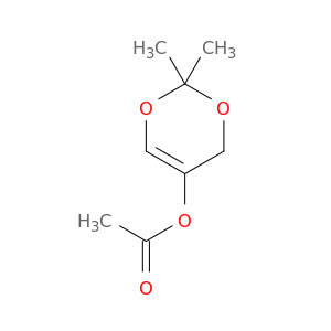 4H-1,3-Dioxin-5-ol, 2,2-dimethyl-, acetate