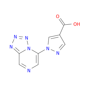 1-{[1,2,3,4]tetrazolo[1,5-a]pyrazin-5-yl}-1H-pyrazole-4-carboxylic acid