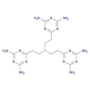 6,6',6''-(phosphanetriyltriethane-2,1-diyl)tris(1,3,5-triazine-2,4-diamine)