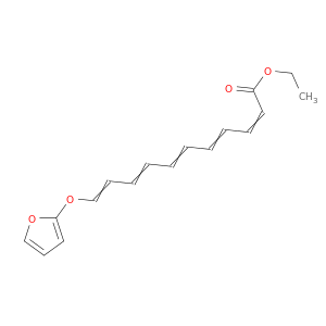 2,4,6,8,10-Undecapentaenoic acid, 11-(2-furanyloxy)-, ethyl ester
