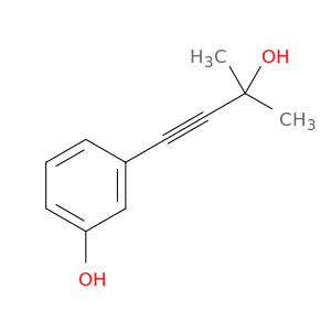 Phenol, 3-(3-hydroxy-3-methyl-1-butynyl)-
