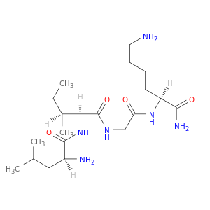 L-Lysinamide, L-leucyl-L-isoleucylglycyl-