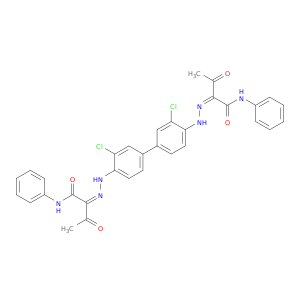 (2Z)-2-[[2-CHLORO-4-[3-CHLORO-4-[(2Z)-2-[2-OXO-1-(PHENYLCARBAMOYL)PROPYLIDENE]HYDRAZINYL]PHENYL]PHENYL]HYDRAZINYLIDENE]-3-OXO-N-PHENYL-BUTANAMIDE