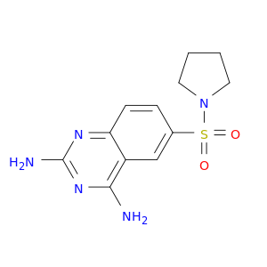 6-(PYRROLIDINE-1-SULFONYL)-QUINAZOLINE-2,4-DIAMINE