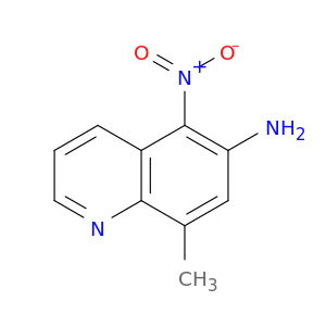6-Quinolinamine, 8-methyl-5-nitro-