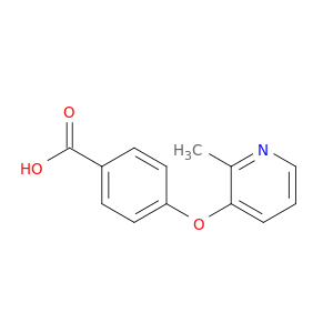 Benzoic acid, 4-[(2-methyl-3-pyridinyl)oxy]-
