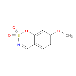 1,2,3-benzoxathiazine, 7-methoxy-, 2,2-dioxide