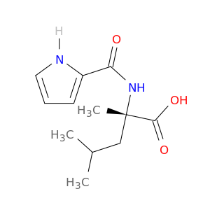 L-Leucine, 2-methyl-N-(2,3,4,5-tetradehydroprolyl)-
