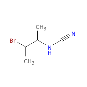 Cyanamide, (2-bromo-1-methylpropyl)-
