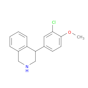 Isoquinoline, 4-(3-chloro-4-methoxyphenyl)-1,2,3,4-tetrahydro-