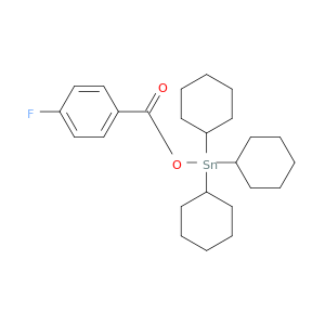Stannane, tricyclohexyl[(4-fluorobenzoyl)oxy]-
