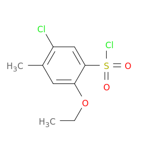 5-Chloro-2-ethoxy-4-methylbenzene-1-sulfonyl chloride