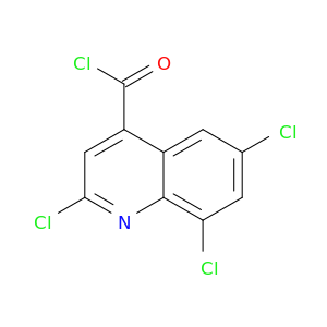 4-Quinolinecarbonylchloride, 2,6,8-trichloro-