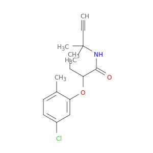 Butanamide, 2-(5-chloro-2-methylphenoxy)-N-(1,1-dimethyl-2-propynyl)-