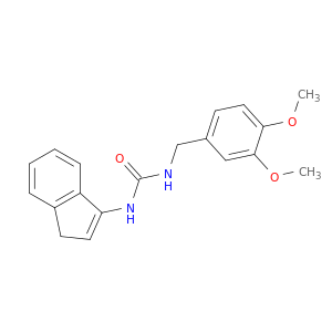1-(3,4-dimethoxybenzyl)-3-(1h-inden-3-yl)urea
