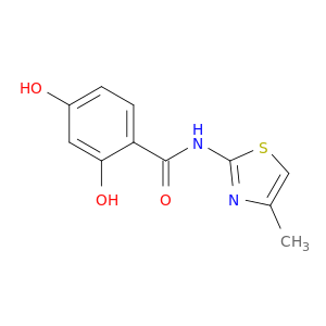 BENZAMIDE, 2,4-DIHYDROXY-N-(4-METHYL-2-THIAZOLYL)-