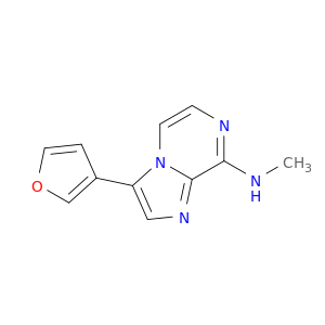 Imidazo[1,2-a]pyrazin-8-amine, 3-(3-furanyl)-N-methyl-