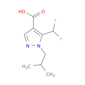 5-(difluoromethyl)-1-(2-methylpropyl)-1H-pyrazole-4-carboxylic acid