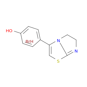 Phenol,4-(5,6-dihydroimidazo[2,1-b]thiazol-3-yl)-, hydrobromide (1:1)