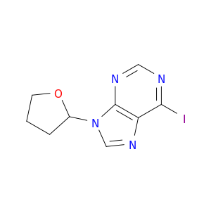 9h-purine, 6-iodo-9-(tetrahydro-2-furyl)-