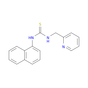 Thiourea, N-1-naphthalenyl-N'-(2-pyridinylmethyl)-
