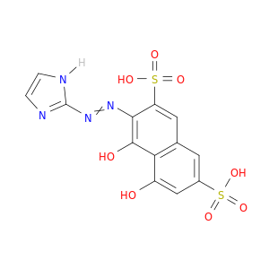 2,7-Naphthalenedisulfonic acid, 4,5-dihydroxy-3-(1H-imidazol-2-ylazo)-