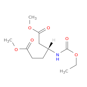 Hexanedioic acid, 3-[(ethoxycarbonyl)amino]-, dimethyl ester, (R)-