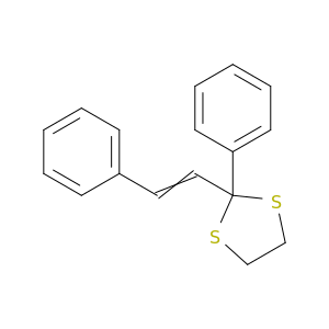 1,3-Dithiolane, 2-phenyl-2-(2-phenylethenyl)-