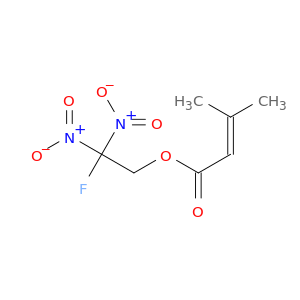 2-Butenoic acid, 3-methyl-, 2-fluoro-2,2-dinitroethyl ester