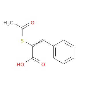 2-Propenoic acid, 2-(acetylthio)-3-phenyl-