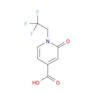 2-Oxo-1-(2,2,2-trifluoroethyl)-1,2-dihydropyridine-4-carboxylic Acid