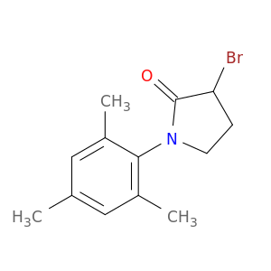 3-bromo-1-(2,4,6-trimethylphenyl)pyrrolidin-2-one