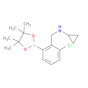 3-Chloro-2-(N-cyclopropylaminomethyl)phenylboronic acid, pinacol ester
