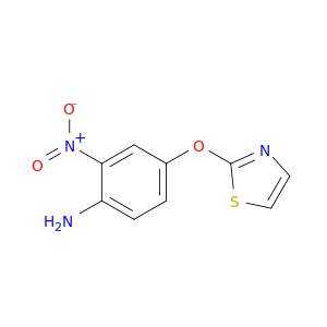 Benzenamine, 2-nitro-4-(2-thiazolyloxy)-