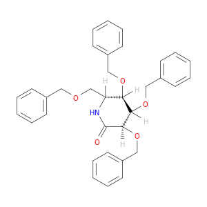 2-PIPERIDINONE, 3,4,5-TRIS(PHENYLMETHOXY)-6-[(PHENYLMETHOXY)METHYL]-, (3R,4S,5R,6R)-