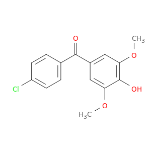 (4-氯苯基)(4-羟基-3,5-二甲氧基苯基)甲酮