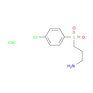 3-(4-Chlorobenzenesulfonyl)propan-1-amine hydrochloride