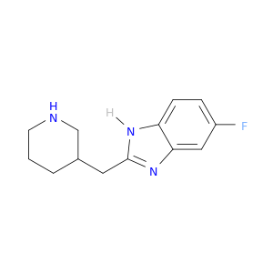 5-Fluoro-2-(piperidin-3-ylmethyl)-1H-benzo[d]imidazole