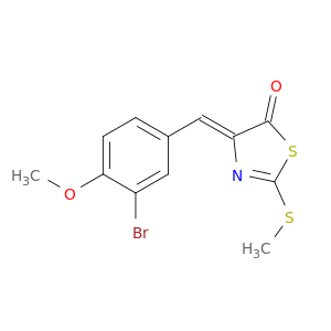(Z)-4-(3-Bromo-4-methoxybenzylidene)-2-(methylthio)thiazol-5(4H)-one
