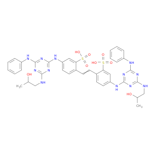 2,2'-(1,2-乙烯基)双[5-[4-[(2-羟丙基)氨基]-6-(苯基氨基)-1,3,5-三嗪-2-基]氨基]苯并磺胺酸]